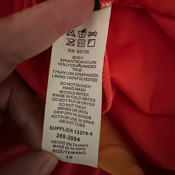 Cazimi Swim Skirt Womens 10 Multicolor Skort Bottoms Pool Beach Swimming - Picture 4 of 9